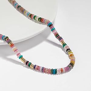 アクセサリー HuberStore Natural Stone Beads Neckless huberstore Natural Stone Beads Neckless
